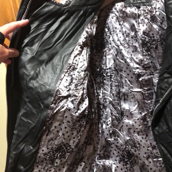 Guess Faux Leather Jacket - Picture 9 of 11